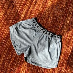 Under Armour Light Blue Performance Shorts